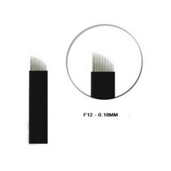 Nożyk piórko do microbladingu F12 0.18MM 12CF